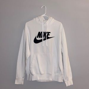 White Nike hoodie